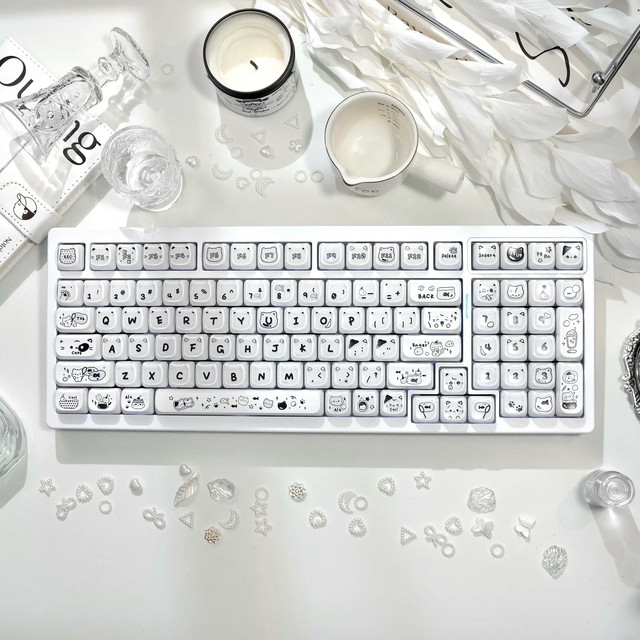 M99 Triple-Mode Mechanical Keyboard Kit with Hot-Swappable Single-Color Backlighting  USB Type-C Interface  Anti-Ghosting