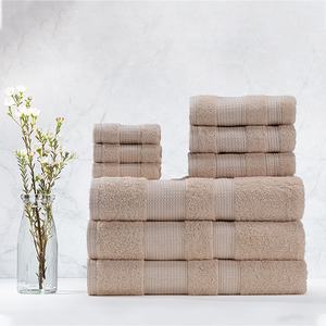 Serviettes d'hôtel blanches de qualité supérieure - Séchage rapide et très absorbantes 100% coton, <span class=keywords><strong>ultra</strong></span> douces, logo personnalisé en gros - Product Image 1