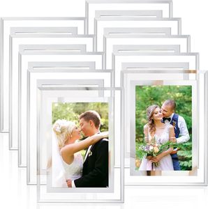 Crystal <b>Photo</b> <b>Frame</b> 4x6 5x7 6x8 <b>8x10</b> 12x16 A4 Inches A4 Picture <b>Frame</b> Glass Certificate Transparent Glass <b>Photo</b> <b>Frame</b> - Product Image 1