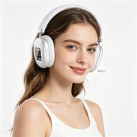 Casque sans fil Soyto W427 circum-auriculaire BT5.4 avec écran, basses dynamiques, confort optimal pour le sport, compatible téléphone, ordinateur et jeux