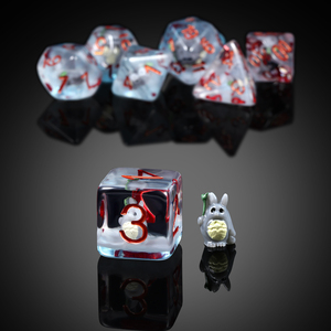 Bán Buôn Tùy Chỉnh Dnd <span class=keywords><strong>Dice</strong></span> Set Totoro Bên Trong Động Vật Nhựa <span class=keywords><strong>Dice</strong></span> Set Đa Diện Dnd RPG <span class=keywords><strong>Dice</strong></span> Cho Dungeons Và Dragons D & D Ttrpgs - Product Image 3