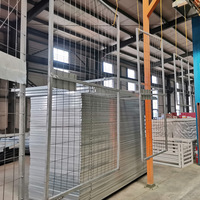 Barrières de chantier temporaires conformes aux normes australiennes, clôtures mobiles soudées en acier galvanisé Q235 pour l'isolation des chantiers