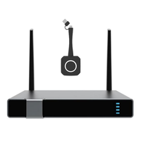 Kit émetteur-récepteur HDMI sans fil BYOM 4K à faible latence pour la mise en miroir d'écran en salle de réunion, sur téléviseur, projecteur, ordinateur portable, PC, téléphone