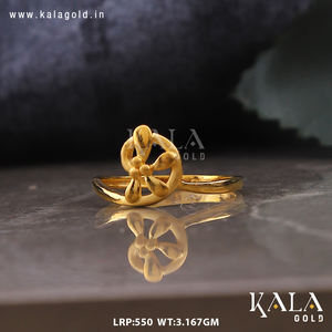 Anillo llamativo de diseñador único de calidad superior para mujer, estilo clásico dorado liso para boda, fiesta, aniversario, regalo de compromiso - Product Image 2