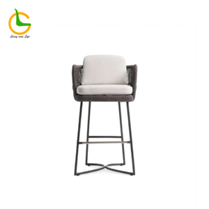 Bar portatile esterno in alluminio Set da <span class=keywords><strong>pranzo</strong></span> Rattan sedia da <span class=keywords><strong>pranzo</strong></span> hotel ville mobili da <span class=keywords><strong>giardino</strong></span> tavolo da soggiorno - Product Image 6