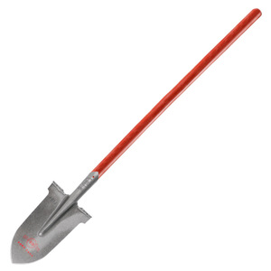 <span class=keywords><strong>Pelle</strong></span> à pointe en acier au manganèse pour l'agriculture extérieure, manche en bois, pour creuser des arbres, orange/argent, 1,2 m/1,4 m - Product Image 1