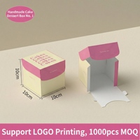 Boîtes à biscuits écologiques personnalisées avec revêtement UV, boîte à dessert avec fenêtre, boîte à gâteau, pâtisserie, emballage alimentaire résistant à l'huile, impression personnalisée