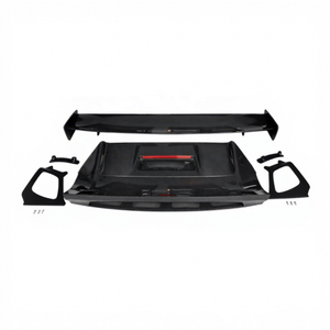 Alerón Trasero de Fibra de Carbono Seca de Doble Capa Estilo GT3RS Mejorado para Porsche <span class=keywords><strong>911</strong></span> 991, Reemplazo Específico para el Compartimento de Equipaje - Product Image 1