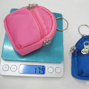 Mini sac à dos porte-clés double fermeture éclair, petit portefeuille, pendentif poupée, porte-clés mini sac à dos <span class=keywords><strong>Ouhan</strong></span> - Product Image 5