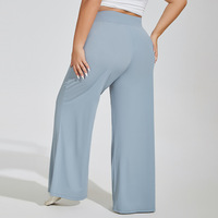 Pantalons de survêtement surdimensionnés MAQVOB, pantalons de yoga amples, taille haute, relevage des hanches, leggings de sport de grande taille pour femmes