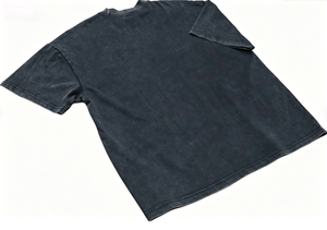 เสื้อยืดวินเทจผู้ชาย แขนสั้น ไซส์ใหญ่ ทรงโอเวอร์ไซส์ สีพื้น รับสกรีนโลโก้ แบรนด์แฟชั่น - Product Image 6