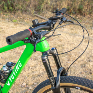 Vélo de montagne à suspension avec moteur arrière sans balais 250W/750W, 12 vitesses, 30-50KM/H, cadre en fibre de carbone, batterie au lithium 7/10/15/Ah 36V, léger - Product Image 2