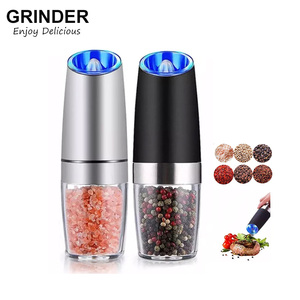 Molinillo Eléctrico Automático de Especias, Sal y Pimienta con Luz LED y Ajuste de Grosor, Utensilio de Cocina para Carne - Product Image 5