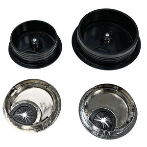 Œillet de câble carré rond en aluminium, vente en gros, table d'ordinateur, bureau, mur, trou de fil, couvercle de câble - Product Image 3