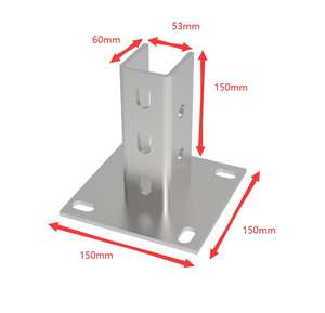 Tripsolar ระบบติดตั้งบนพื้นแผงโซลาร์เซลล์ช่อง <span class=keywords><strong>C</strong></span> ชุบสังกะสีแบบจุ่มร้อนอุปกรณ์เสริมสำหรับชั้นใต้ดิน TUV & CE ได้รับการรับรอง - Product Image 3