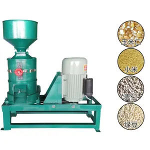 Small Multifunction Cereal Dehuller / Beans Rice grain Skin Peeler Huller Machine / Sorghum Paddy Peeling Machine