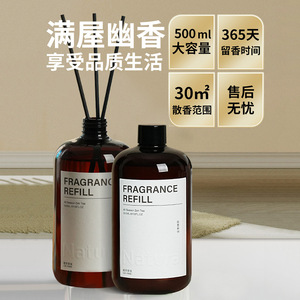Fragrance Refill 500Ml All Season Zen Tea Reed Diffuser Oil Home Aromatherapy - Product Image 4