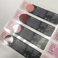 Film blanc perle adhésive pour ongles, étiquettes en vinyle impression pleine couleur, accessoires cosmétiques, sexy