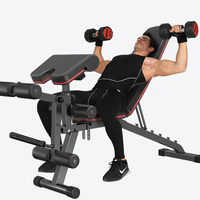 MUCHAN banc d'haltères professionnel banc de presse à domicile chaise de fitness enseignement personnel tabouret de fitness inclinable équipement de fitness