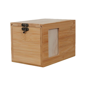 Factory Wooden Pet Memorial <b>Box</b> Eco-Friendly Pet Funeral Casket With Metal <b>Lock</b> Used for Commemoration or Burial - Product Image 5