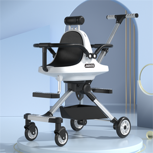 Tốt nhất đôi xe đẩy em bé có thể gập lại PU EVA cho 3 tuổi cho Twin Walker pushchair xe pram poussette tàu sân bay kinderwagen Wagon - Product Image 6