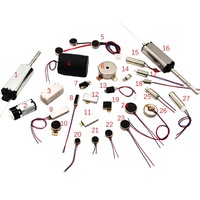Moteur vibrant micro-électrique à cylindre brossé avec support pour téléphones portables et montres