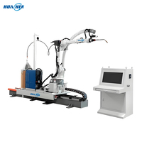Robot de soudage de structure en acier pour armoire portique, direct usine, sans programmation, sans enseignement, cellule automatisée