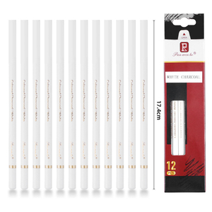 Panwenbo professionale Set di matite a carboncino bianco 12 pz matite a carboncino <span class=keywords><strong>per</strong></span> disegnare schizzi sfumati - Product Image 1