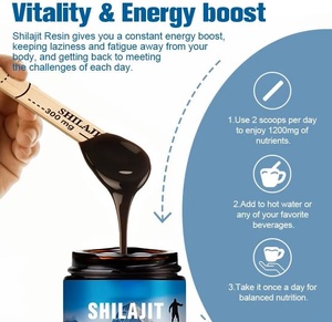 Résine de Shilajit de l'Himalaya OEM, pure, riche en acide fulvique, pâte de Shilajit, complément alimentaire, marque privée, complément à base de plantes - Product Image 2