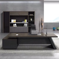 Moderne Photos Utilisées Bureau noir bureau exécutif Table De Bureau design (SZ-ODB16)