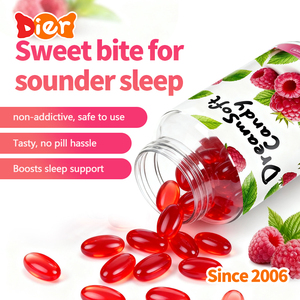 Caramelos al por mayor etiqueta privada personalizada Halal suplemento nutricional melatonina Jelly Bean vitamina sueño ayuda gelatina suave caramelo gomoso - Product Image 3