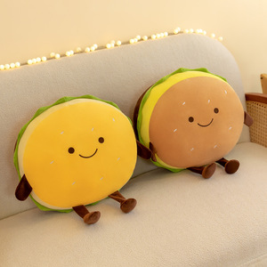 Oreiller Hamburg, même type d'oreiller tendance sur internet, frites, hamburger, peluche, oreiller alimentaire, cadeaux d'anniversaire pour hommes et femmes - Product Image 3