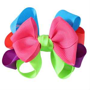 Colorful Bow <b>Hair</b> <b>Clips</b> Girls <b>Double</b> <b>Layer</b> Ribbon Barrettes Sweet Fabric <b>Hair</b> Accessories Kids Handmade <b>Hair</b> <b>Clips</b> Wholesale - Product Image 6