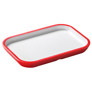 Platos de melamina Keboya rectangulares de color sólido para servir en restaurantes de hot pot y barbacoa. - Product Image 5