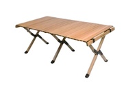 Table de repas extérieure moderne et portable en acier inoxydable robuste, écologique, conçue pour les cafés et les cuisines, facile à ranger et à entretenir