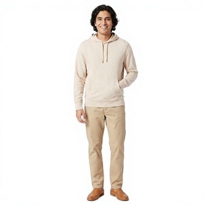 Sudadera con Capucha de Manga Larga para Hombre, Color Sólido, Venta Caliente, Diseño 2026, Sudadera con Capucha Estampada Personalizada - Product Image 1