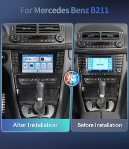 <span class=keywords><strong>Android</strong></span> 14 CarPlay estéreo para Mercedes W211 Clase E E200 E220 E300 2 Din IPS pantalla táctil <span class=keywords><strong>Bluetooth</strong></span> GPS 4G WiFi cámara de respaldo - Product Image 2