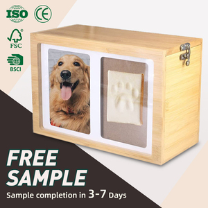 Usine WDF Vente en gros cercueil pour animaux cendres d'animaux crémation gros urne animaux bambou urnes pour animaux de compagnie pour animaux de compagnie - Product Image 1