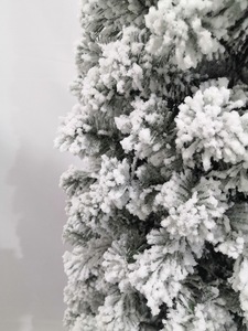 <span class=keywords><strong>Sapin</strong></span> de Noël artificiel amincissant pré-éclairé, effet neige, <span class=keywords><strong>LED</strong></span> blanc chaud, pour coin d'appartement et vitrine de magasin - Product Image 6