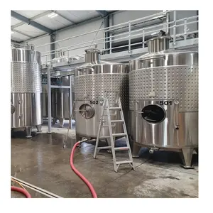 Bioreaktor kustom pengembalian mudah sanitasi untuk tangki penyimpanan baja tahan karat fermentasi bahan bakar minyak bir susu anggur