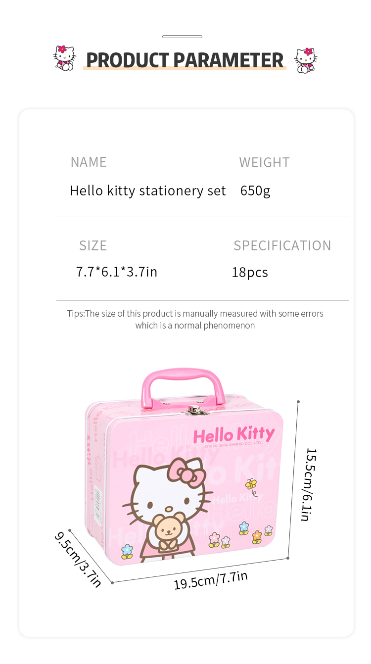 Delux — carnet de notes Hello Kitty avec Logo personnalisé, papeterie, ensemble cadeau pour enfants, vente en gros