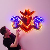 Livraison directe sans MOQ, enseigne néon personnalisée en acrylique imprimée UV, idéale pour Noël, spa, bar à fumée, ouverture de boutique, décoration artistique, lumières néon