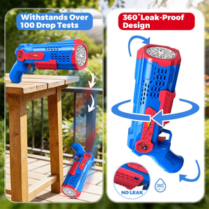 Máquina <span class=keywords><strong>de</strong></span> <span class=keywords><strong>Burbujas</strong></span> Automática con Más <span class=keywords><strong>de</strong></span> 10,000 <span class=keywords><strong>Burbujas</strong></span> por Minuto, Luces LED y Diseño a Prueba <span class=keywords><strong>de</strong></span> Fugas, Juguete <span class=keywords><strong>de</strong></span> Verano para Niños - Product Image 4