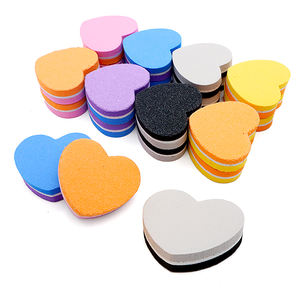 Mini çift taraflı 100/180 Emery tırnak tamponu tırnak sünger dosya kare zımpara blok ile manikür aracı malzemeleri tırnak bakımı için - Product Image 5