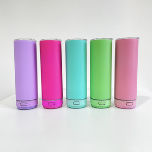 Gobelet intelligent 20oz en acier inoxydable avec haut-parleur Bluetooth pour la lecture de musique, idéal pour les voyages en plein air, le bureau ou comme cadeau. - Product Image 2