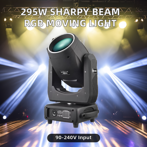 Proyector Halógeno Profesional Sharpy RGB de 300W con 14 <span class=keywords><strong>Colores</strong></span> y 4 Prismas para Eventos en Almacenes, Control DMX512 - Product Image 3