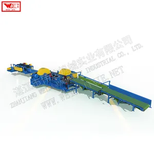 Pineappl Leaf Fiber New Type Two Side Drum Extraction Decorticator with Dewatering Machine