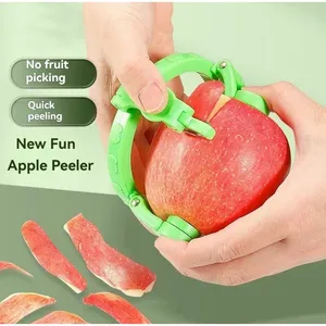 1 PC Multi-Purpose <b>Fruit</b> Peeler <b>Tool</b> Handheld Stainless Steel Foldable Pear Peeling Gadget <b>Vegetable</b> Slicer Foldable Design - Product Image 6
