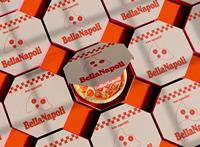 Boîtes à pizza à motif matériel de taille de logo personnalisé en gros pour emballage à emporter