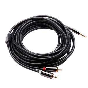 Prise mâle 3.5MM <span class=keywords><strong>vers</strong></span> AV 2 <span class=keywords><strong>RCA</strong></span> mâle stéréo musique câble audio <span class=keywords><strong>optique</strong></span> <span class=keywords><strong>cordon</strong></span> 3.5mm <span class=keywords><strong>vers</strong></span> 2RCA câbles - Product Image 6